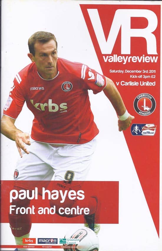 Charlton Athletic FC v Carlisle United FC